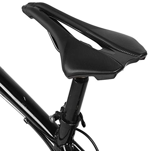 Haofy Black Line Universal Shock Absorption Mountain Bike Saddle Road Seat Cushion 143mm Cycling Accessory