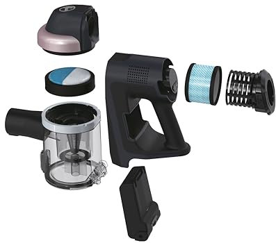 Hoover U107 Kit de filtros para aspiradora, antiolor, filtrado Adicional, Repuesto Original, Compatible HF4