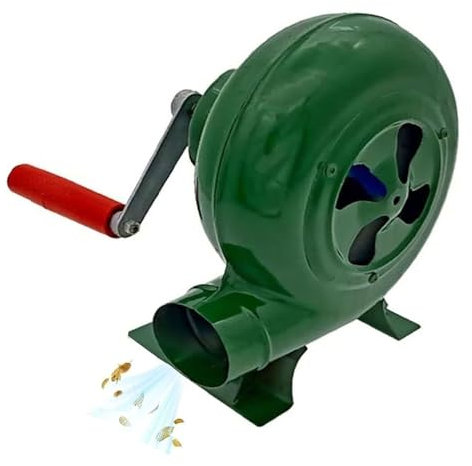 Accessori per Barbecue, Ventilatore per Barbecue, soffiatore d'Aria per forgia a manovella, Ventilatore per Popcorn con Ingranaggi in Ferro, Soffietto per Barbecue per FO