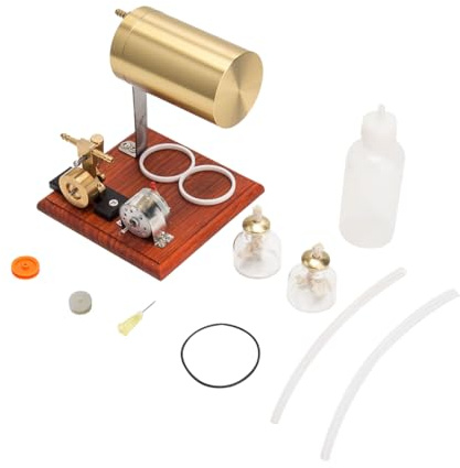 Mini Swing Type Steam Engine for Adult, Steam Power Machine Educational and Hobby Model, Collectible Model Birthday Gift for Engine Enthusiasts