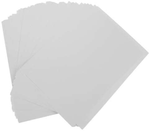 HORIALENCE 50 Sheets White Puzzle Glue Sticker Sheets for Jigsaw and Puzzles with User-friendly Adjustment and Easy Removal Smooth Application Paper Adhesive for Home and Classroom Use