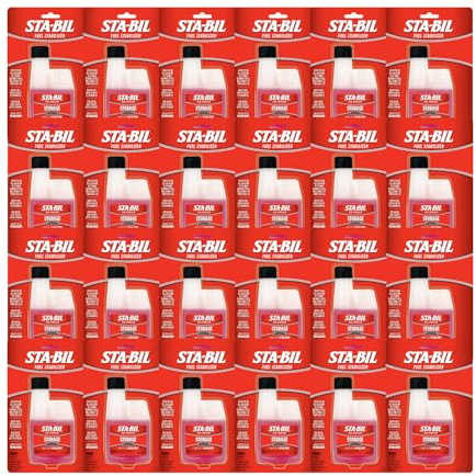 STA-BIL Storage Fuel Stabilizer | Keeps Fuel Fresh for 24 Months, Prevents Corrosion, Gasoline Treatment Additive that Protects System, Gas Stabilizer for Storage, 4 oz (24 Pack)