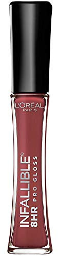 L’Oreal Paris Makeup Infallible 8 Hour Hydrating Lip Gloss, Sangria, 0.21 Fl Oz