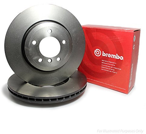 Brembo 09.A727.14 - Disco Freno Anteriore - Set di 2 dischi