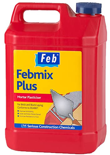 Feb Febmix Plus Mortar Plasticiser, 5 Litre