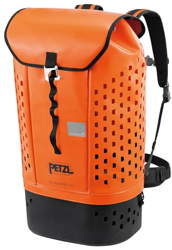 PETZL, Alcanadre Guide 45, Bag, Orange/Black, 45 L, Unisex-Adult