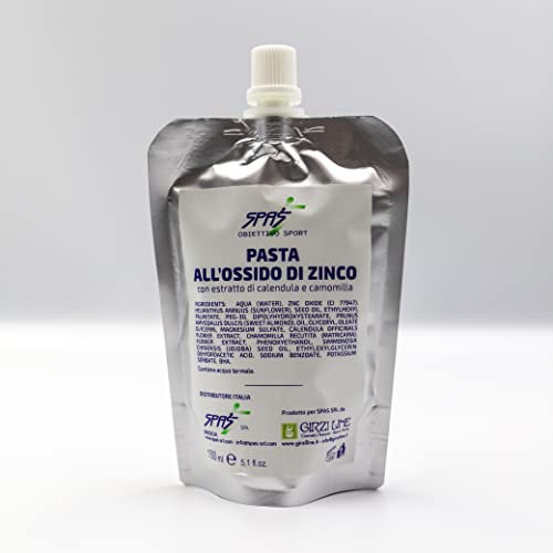 CREMA (pasta) ALL'OSSIDO DI ZINCO - 150 ML - MADE IN ITALY