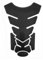 Protège réservoir,protection réservoir moto,réservoir de carburant Pad autocollants,moto réservoir autocollant protecteur,pour Motos Universel,Noir(PVC)