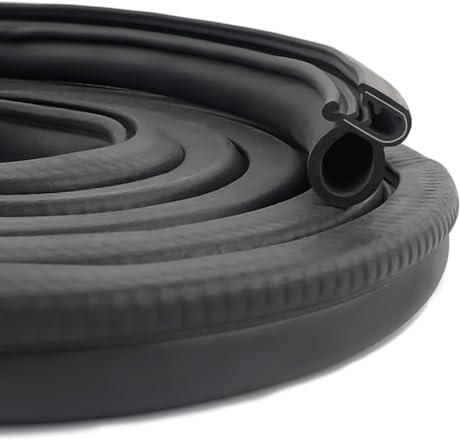 Juntas de Goma para Puerta de Coche, Tira de Sellado de Goma para Dacia Duster 2 2017-2022 2023, Protector Puertas Coche, Protección de Bordes en Forma de U,5m