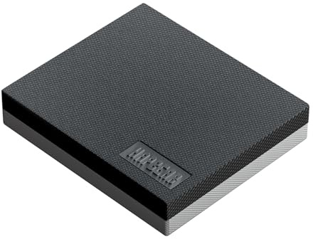 HAPBEAR Exercise Balance Pad - 15x12 Non-Slip Textured Bottom Stability Training Mat - 2.25 Thick Soft Cushioned Foam for Physical Therapy, Core Training & Home Workouts