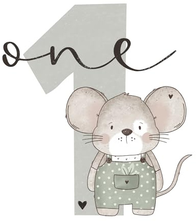 Immagini da stirare con numero 1 con leone, margherita, mouse, cavallo, ferro da stiro per compleanno dei bambini, t-shirt, regalo fai da te, numero di compleanno, primo compleanno, 1° compleanno,