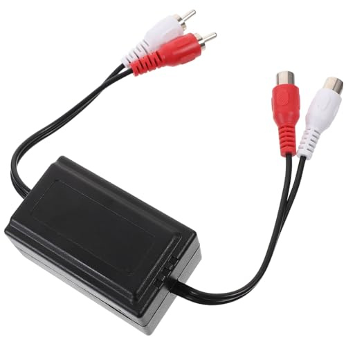 UTHCLO Isolateur de Bruit Audio Voiture Filtre Boucle de Réducteur de Parasites Amplificateur Sonore Auto