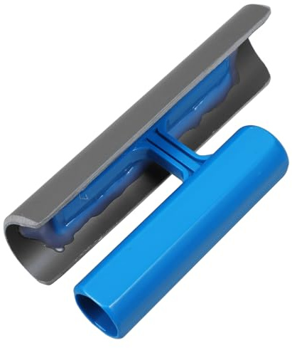 Vaguelly Cazzuola per Finitura Bordi in Calcestruzzo Curvo Impugnatura Tubolare Ergonomica, Utensile Manuale Leggero per Bordatura Tecnica e Raschietto Multiuso per Lavori di Muratura