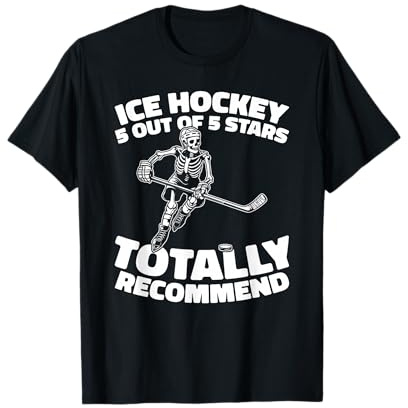 Hockey sobre Hielo Equipo - Jugador Stick Patinador Camiseta