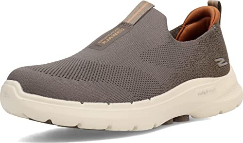 Skechers Homme Go Walk 6 Sneaker , Taupe, 40 EU