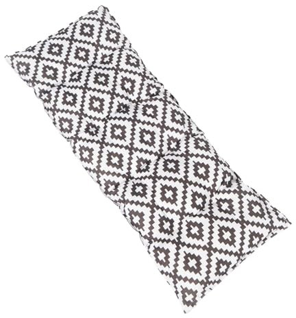 OHS Bench Cushion Geometric, 2 Seater Garden Bench Cushions Soft Outdoor Seat Pads for Garden Furniture Patios Water Resistant Comfy Seat Cushion, Grey