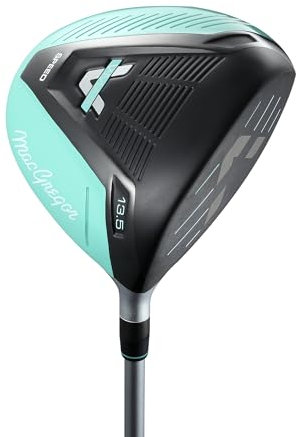 MACGREGOR Damen V-max Speed Titanium Head Lightweight Driver Regular Flex Golfschläger Golf Club, türkis, Einheitsgröße
