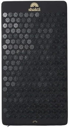 ShaktiMat Premium Acupressure Mat, Level 2 Intensity in Shakti Black, Massage Muscles, Aid Sleep & Unlock Inner Tension | Similar to Acupuncture, No Needles Required
