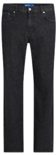 KARL LAGERFELD JEANS Uomo Straight Denim Nero slavato 3232