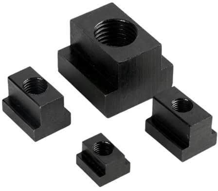 M6 M8 M10 M12 M14 M16 M18 M20 Mesa de sujeción ranura fresadora ranura en T ranura for asiento máquina deslizante tuerca negra 10,9 T(M12(2pcs))