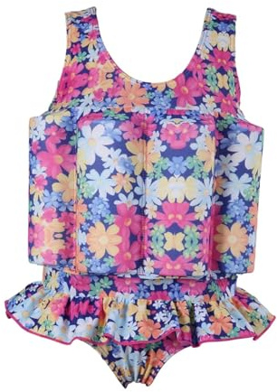 Generisch Unisex Kleinkind Baby Badeanzüge Jungen Mädchen Float Badeanzug Einteilige schwimmende Badebekleidung mit verstellbarem Auftrieb Schwimmanzug Bademode