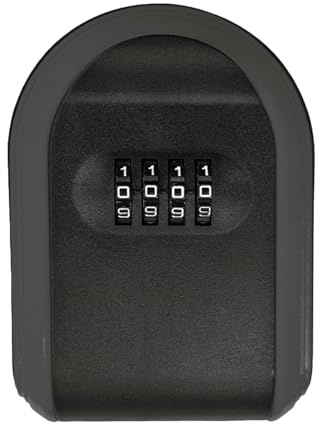 Magnetic Key Box Compact Security Lock Case | Spacious Anti-Theft Storage with Strong Magnet, Ideal for Hiding Spare Keys on Vehicles, Metal Doors