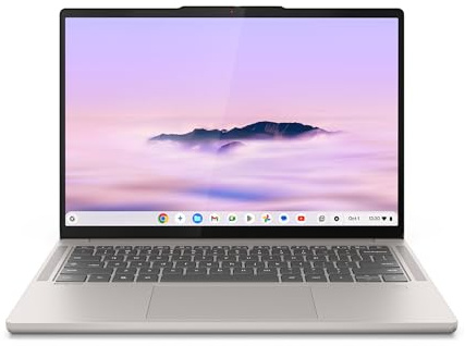 Lenovo Chromebook Plus Gen 10 | 14'' OLED WUXGA Laptop | MediaTek Kompanio Ultra 910 | 12 GB RAM | 128 GB UFS 3.1 | Wi-Fi 7 | ChromeOS | Backlit keyboard | Seashell