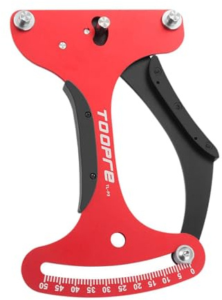 Misuratore di Tensione di Precisione per Raggi di Bicicletta, Ideale per Appassionati di Ciclismo, Rosso