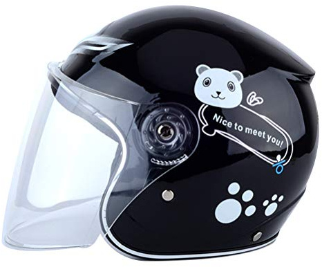 Casco da bicicletta per bambini Ergonomico Bambini Caldo Antivento Casco Moto per Winte Ragazzi Ragazze Attrezzature di Protezione Set per BMX Ciclismo Scooter