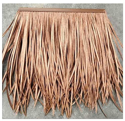 YYXDMFY Simulation thatch roof Artificial Straw Decoration Plastic Simulation thatch Decoration roof Eaves Pavilion Park Resort thatch Tile Man-Made Thatch (Color : Seven, Size : 20pcs)