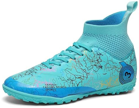 VTASQ Chaussures de football pour garçons, chaussures de football pour enfants sur terrain synthétique, chaussures de football junior, chaussures de football pour filles, chaussures de sport d