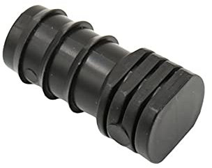 Manguera de Jardín de Cocina Conector de Extremo de Enchufe de Manguera de Jardín de 25 Mm Tapón de Riego de 3/4 Sello Deua Accesorios de Enchufe Cerrado Dn20 3 Tapones de Goteo de Riego/Negro