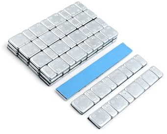 INFINAUTO 60g 2.1oz Motorcycle Car Wheel Balance Weights 124 x 18mm 15pcs Stylish Design