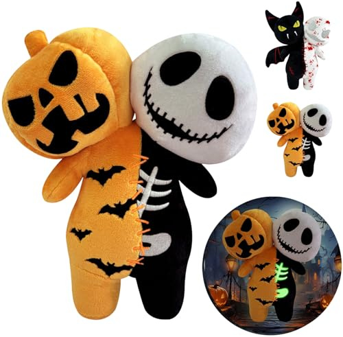 POPOYU plüschkissen, plüschspielzeug, plüschtierkissen, plüschkissen, weiches tier und halloween, plüschtierkissen, bestes geschenk für jungen und mädchen