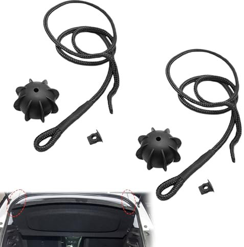 2 Pcs Parcel Shelf String Parcel Shelf Cord Universal Trunk Parcel Shelf String/Retaining Strap for Universal Parcel Shelf Cord for Car Accessories Mercedes a Class and Vw Golf