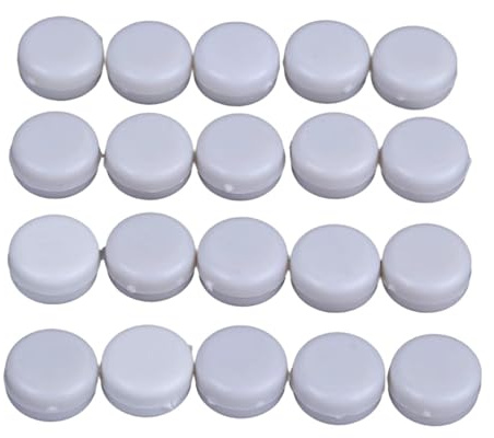 Jinhxofs Giocattoli Sonagli Scatole Produttori di Suono, Bianche Versatili, Compatte Campanellino Tavolo Bambole Bambole Animali Giocattolo Fai da Te per, 1.5 Cm