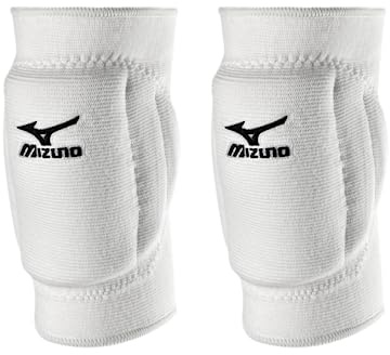 Mizuno Youth T10 Plus Kneepad, One Size, White