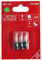 Konstsmide 5063-130 Ersatzbirne/ für LED Innenbaumketten/ 3V, 0, 06W/ 3er Blister/ Warm Weiße Diode/ Grüne Steckfassung