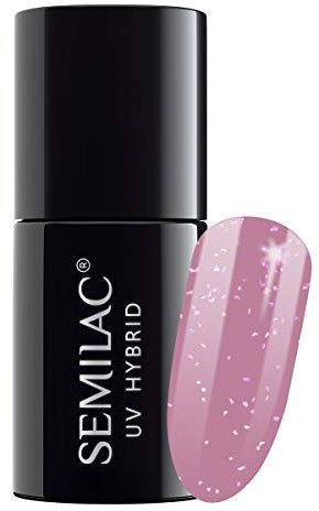 Semilac UV Hybrid Nail Polish, Number 115, 7 ml, Dancer From Rio