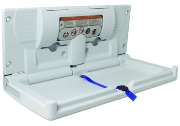 Bradley 9631-000000 Rectangular Baby Changer, Gray