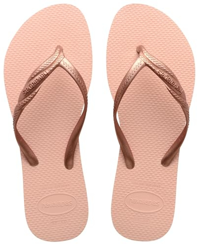 Havaianas - Fantasia, Comfortable, Durable, and Stylish Flip-Flops, Metallic Crossed Straps on the Side, Women, 6/7 UK