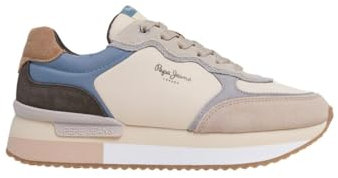 Pepe Jeans Rusper Mania beige Leder Turnschuhe beige
