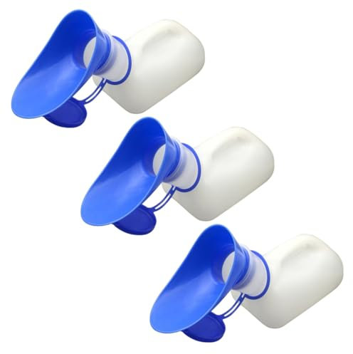 Gogogmee 3St Universelles Zweizweck-Urinal Urinaleimer für Patienten Urintöpfe mit Deckel urinal wc urinalbecken Tragbares Urinal für Kinder Autodüfte tragbares Urinal für Erwachsene Sport
