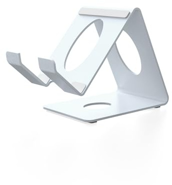 JYGamhanbil Skrivbordsställ Stativ för Gaming Handheld Console, Vit | Metallbas Skrivbord för ROG Xbox Ally X/ROG Xbox Ally/PS Portal/Steam Deck/MSI Claw/Switch 2/Legion Go Handhållen Spelkonsol