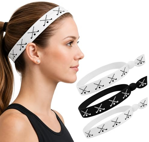 Infinity Collection Field Hockey Headbands, Girls & Women's Multicolour Spandex Blend Stretch Headbands, One Size Fits Most, Ideal for Field Hockey Players or Exercise