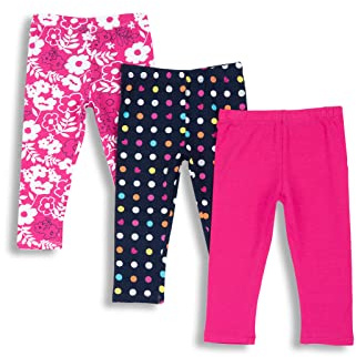 Chicco Set di 3 Pantaloni Bambine e Ragazze Stile Capri NOS