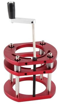 Router Lift Base 4 Jaw Clamping Router Table Lifting Base Suitable for Router Worktable