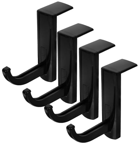 Vaguelly Headphone Hook Bracket Self-Adhesive Headset Hanger for Computer Monitor Compatible with Small to Large Headphones for Home Office Cafe