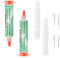 Wekuw Lötflussmittel, 2 Stück Lötfett Flussmittel SMD Lötpaste Bleifreies Soldering Flux Solder Paste No-Clean Lötpaste Kolophonium Flussmittel Löten Löt Flux für LED, SMD, PCB, BGA, Elektroniklöten