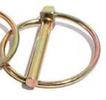 Lot de 17 goupilles pliantes avec anneau, fiche pliante, goupilles pliantes M8, goupilles de sécurité, goupilles à anneau galvanisées, goupilles pliantes, goupilles fendues, pour tracteur à remorque